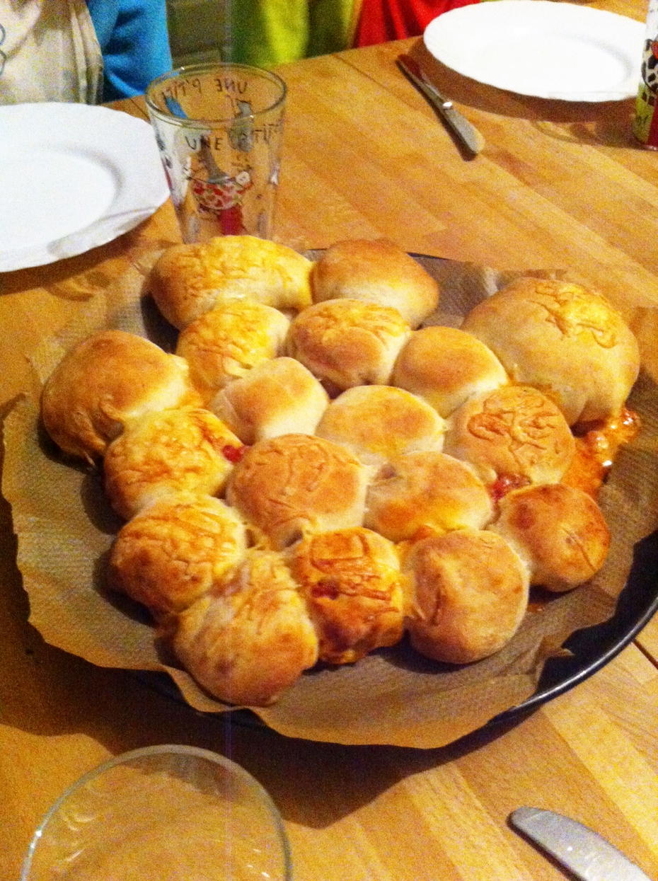 Photo d'un plat de Boules de pizza