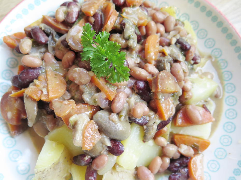 Photo d'un plat de Casserole d'haricots à la crème