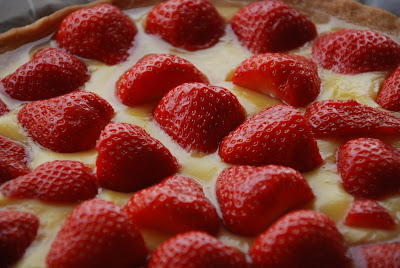 Photo d'un plat de Croûte aux fraises rapide