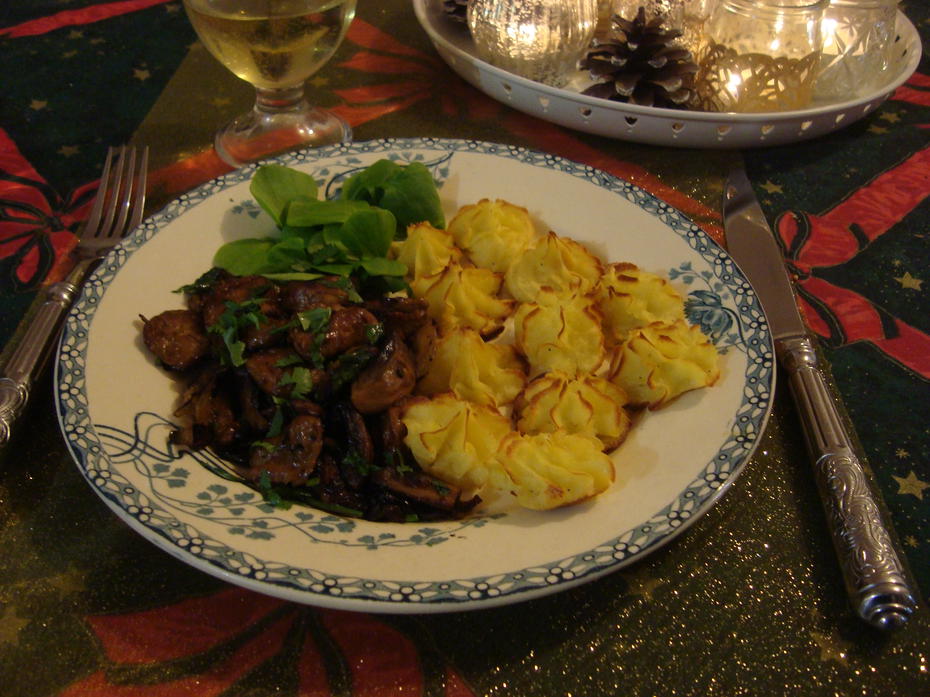 Photo d'un plat de Pommes duchesse