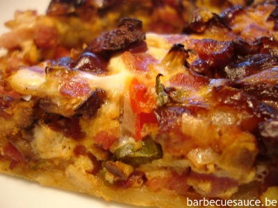 Photo d'un plat de Quiche BBQ