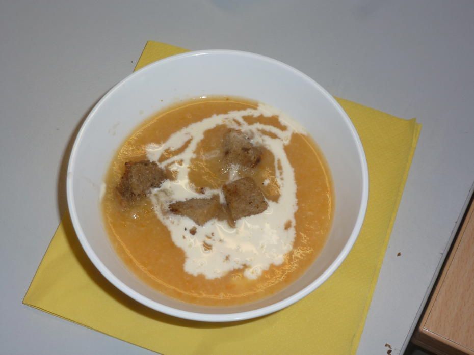 Photo d'un plat de Velouté de panais